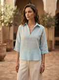 Light Blue Oversized Current Shirt