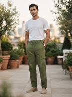 Olive Green Juniper Cargo Joggers