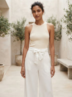White Tranquil Flared Pants