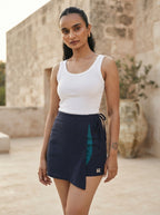 Navy Highwaisted Jade Skort