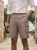 Khaki Relaxed Fit Onyx Cargo Shorts