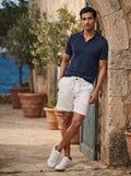White Bonzai Relaxed Shorts