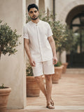 White V Neck Placibo Holiday Shirt