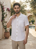 White Cuban Collar Oasis Shirt
