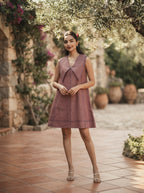 Burgundy Classic Poppy Sailor Dress