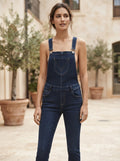 Dark Blue Denim Jumpsuit