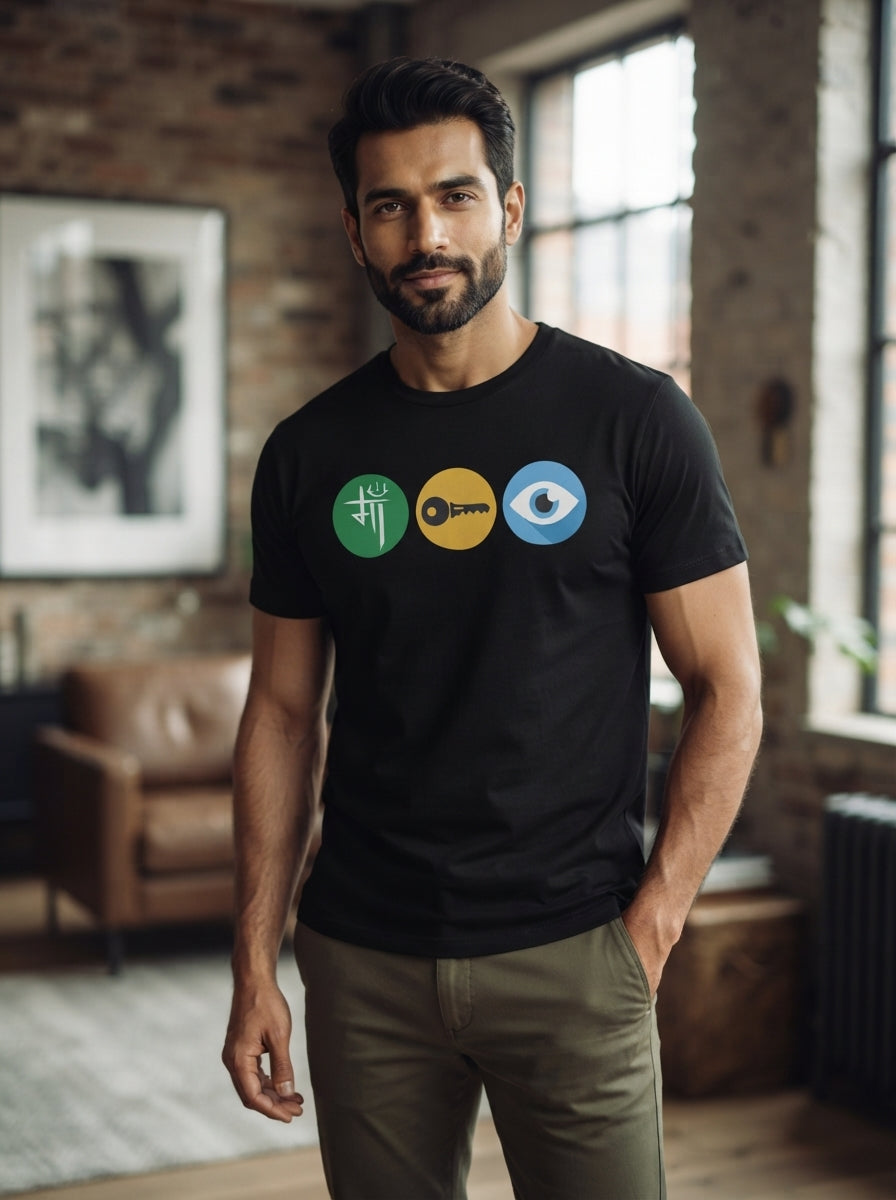 Maa Key Aankh - Quirky printed casual graphic cotton tshirt