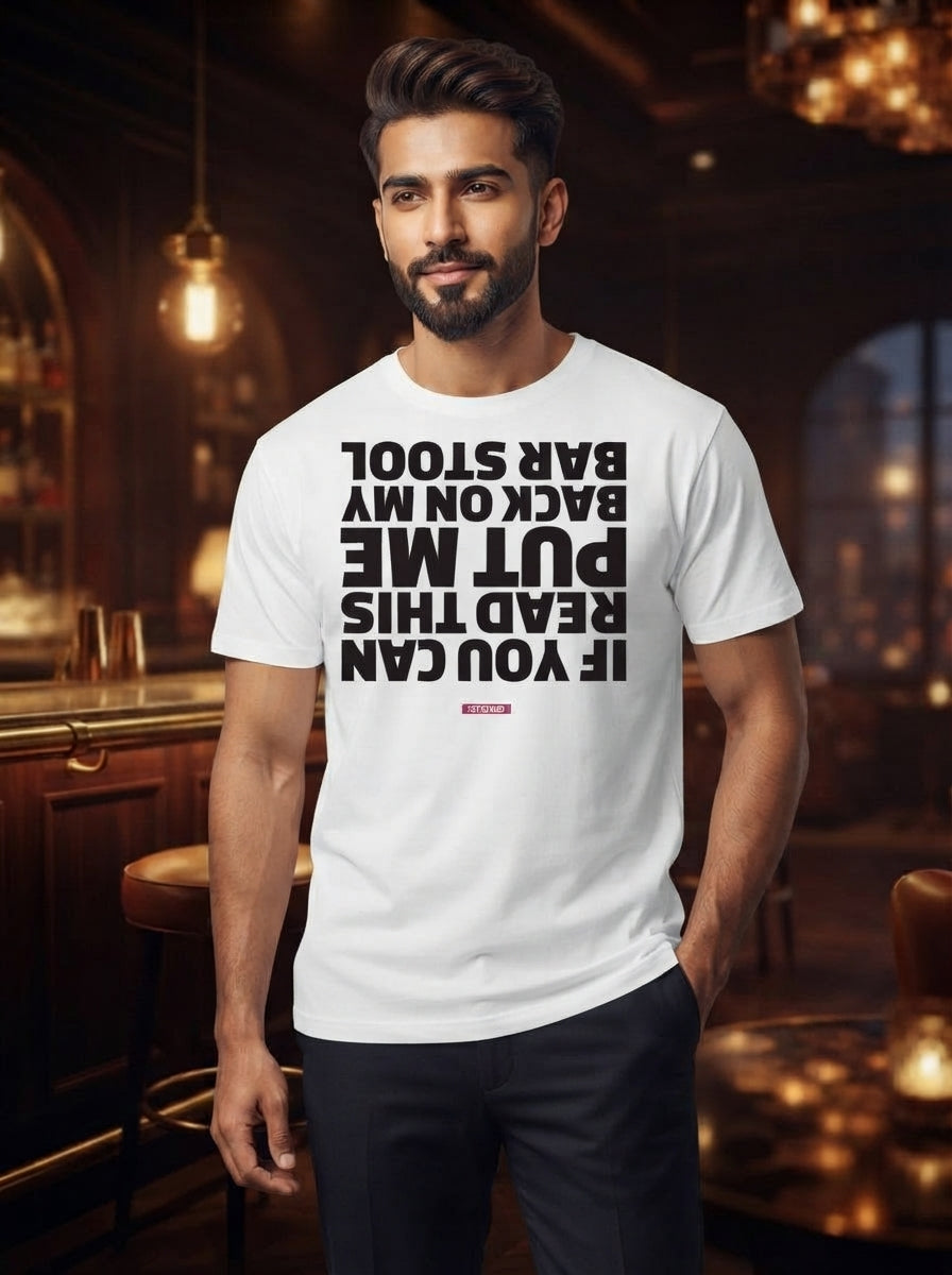 If you can read this - Graphic T-Shirt White Color