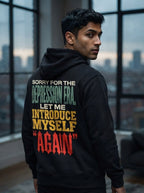 Depression Era Black Hoodie
