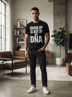 Giving Up Dna Black Tee