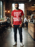 Giving Up Dna Red Tee
