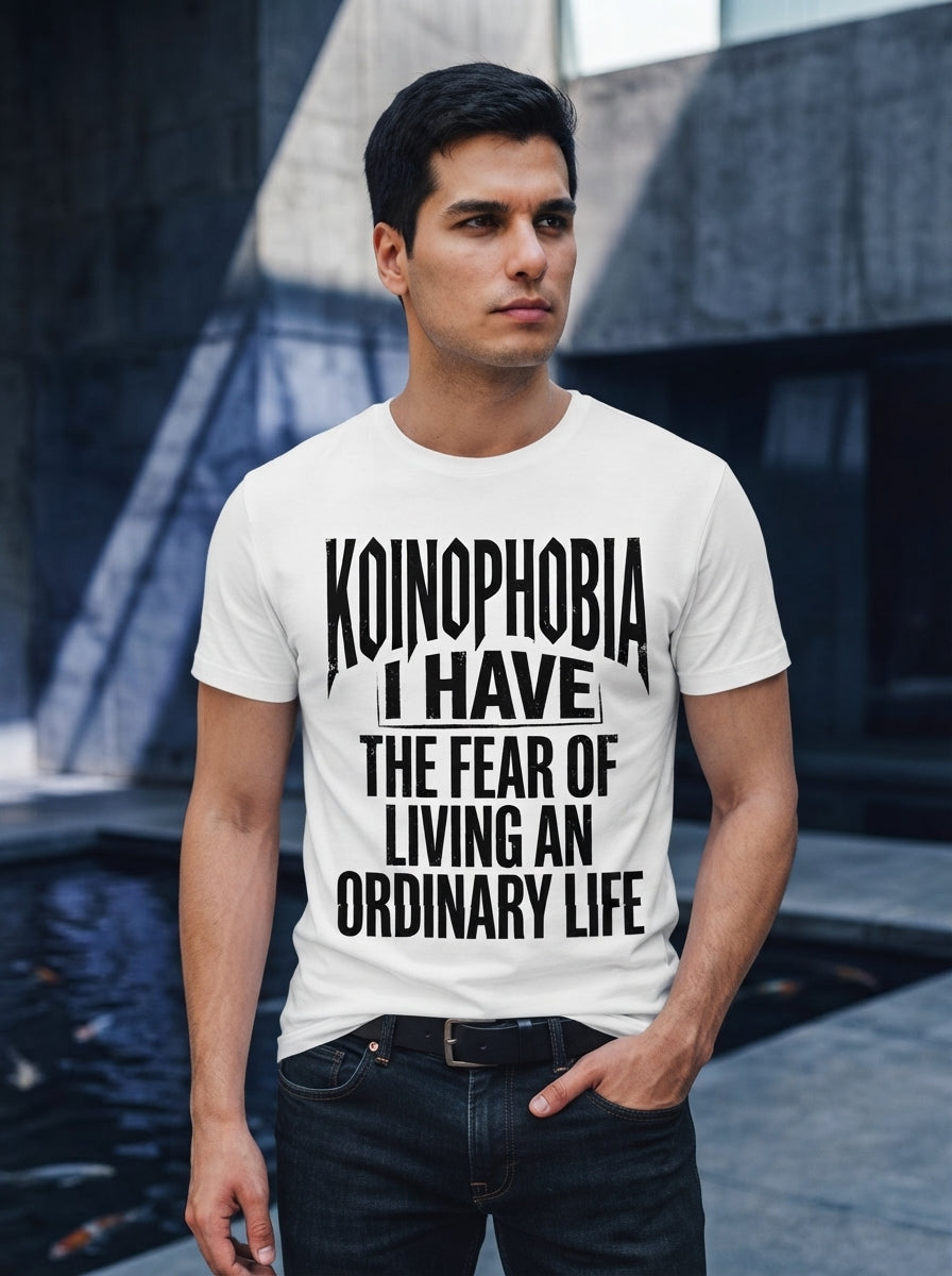 Koiniphobia White Tee