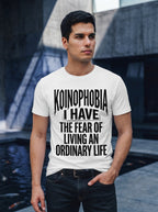 Koiniphobia White Tee