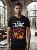 Lose Build Again Black Tee