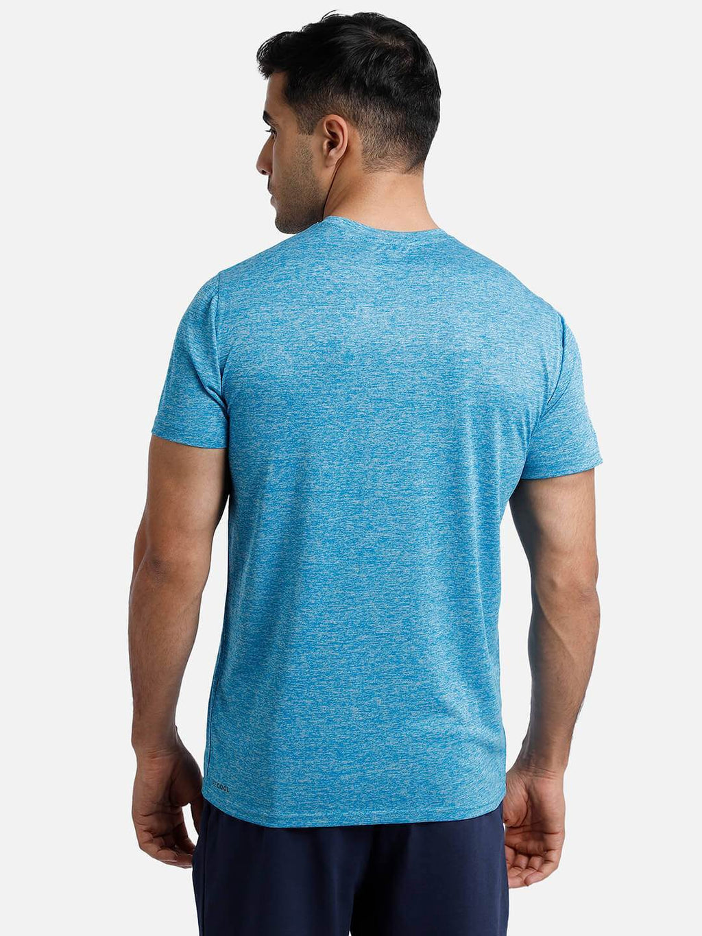 Hummel Blue Regular Shirts for Men Gym Wear