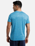 Hummel Blue Regular Shirts for Men Gym Wear