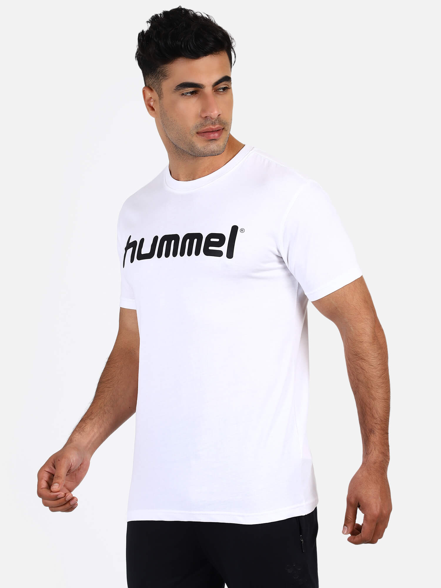 Hummel White Regular Shirts for Men Daily Wear