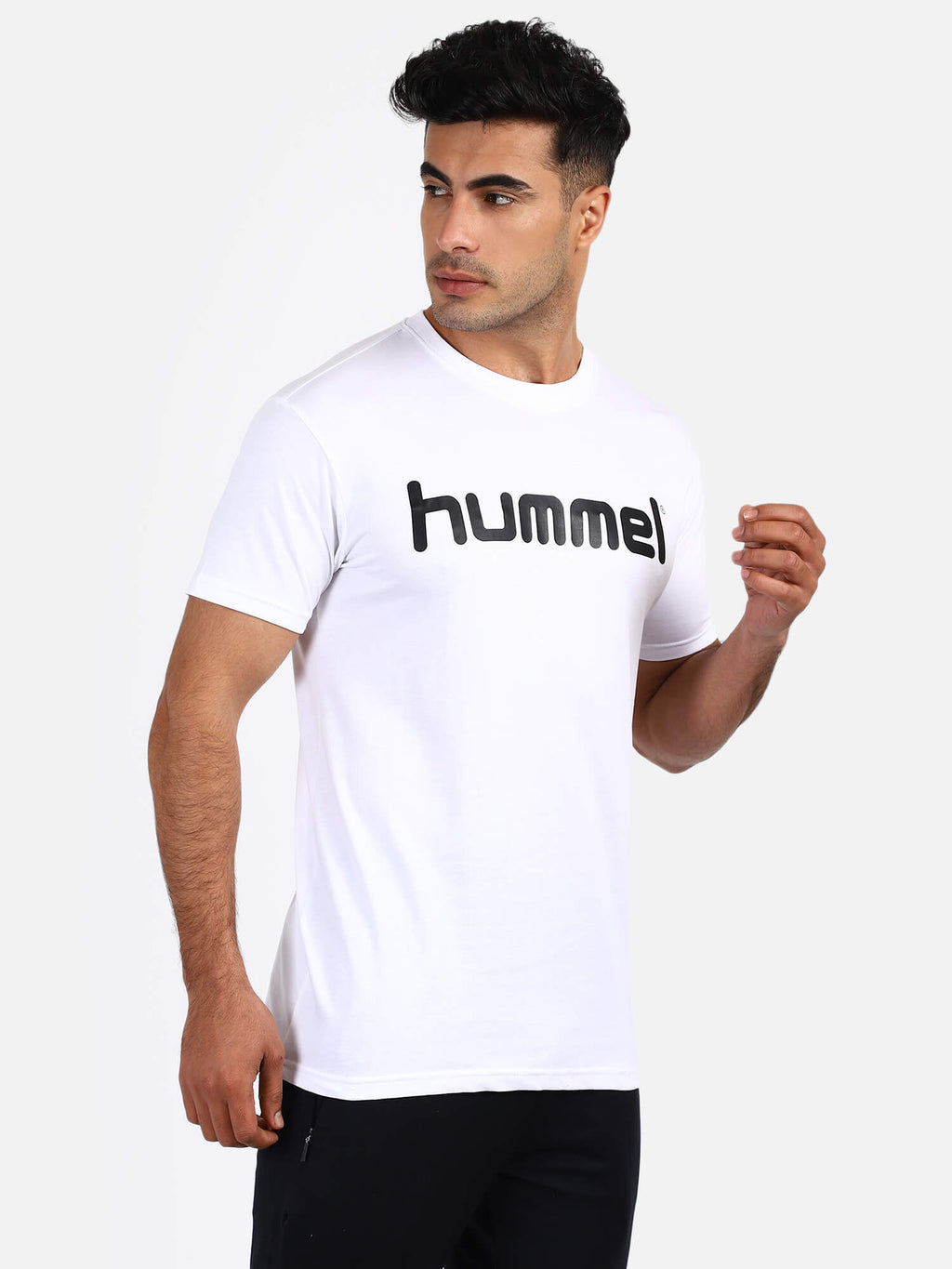 Hummel White Regular Shirts for Men Daily Wear