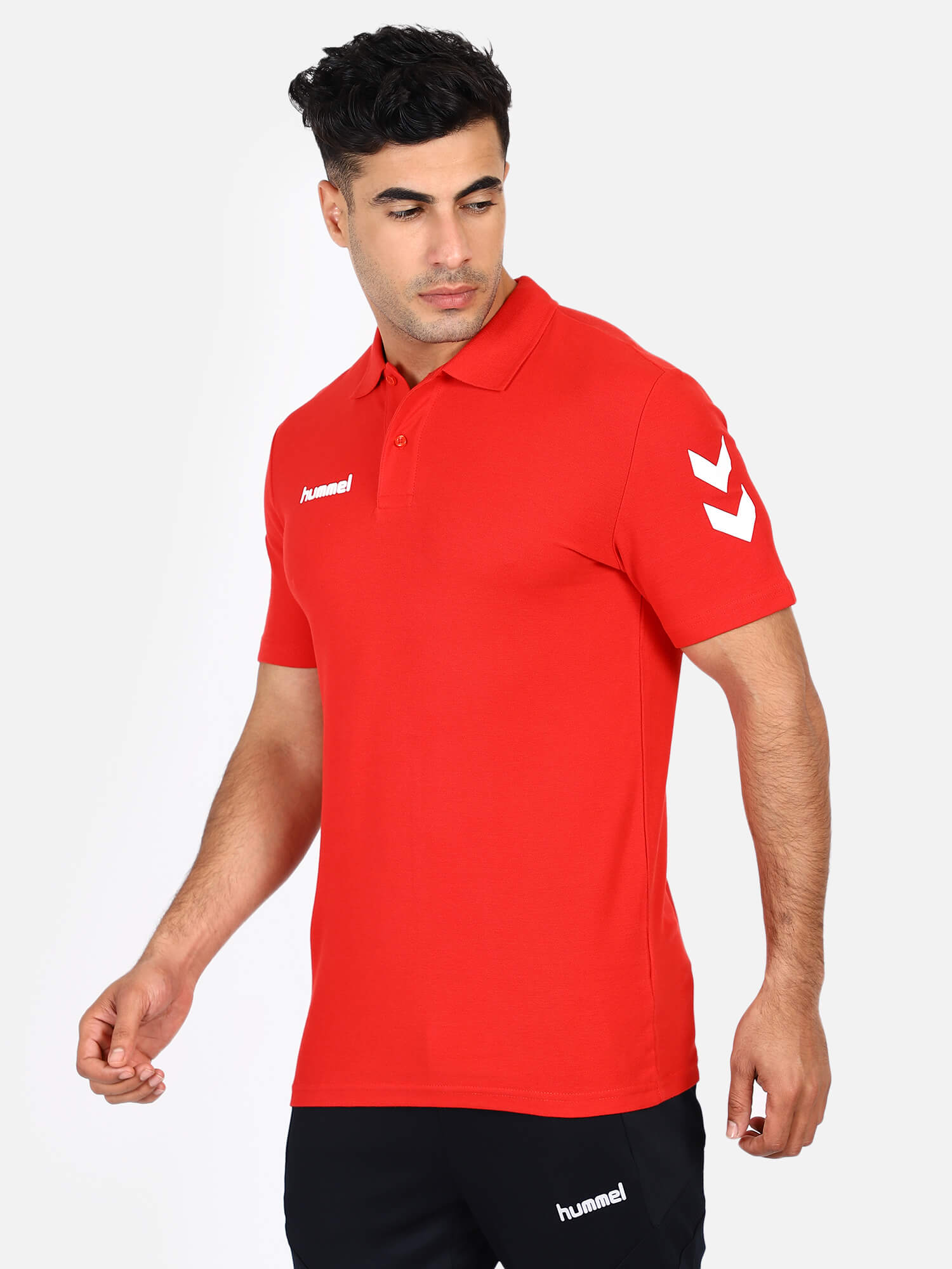 Hummel Red Regular Shirts for Men Work Wear