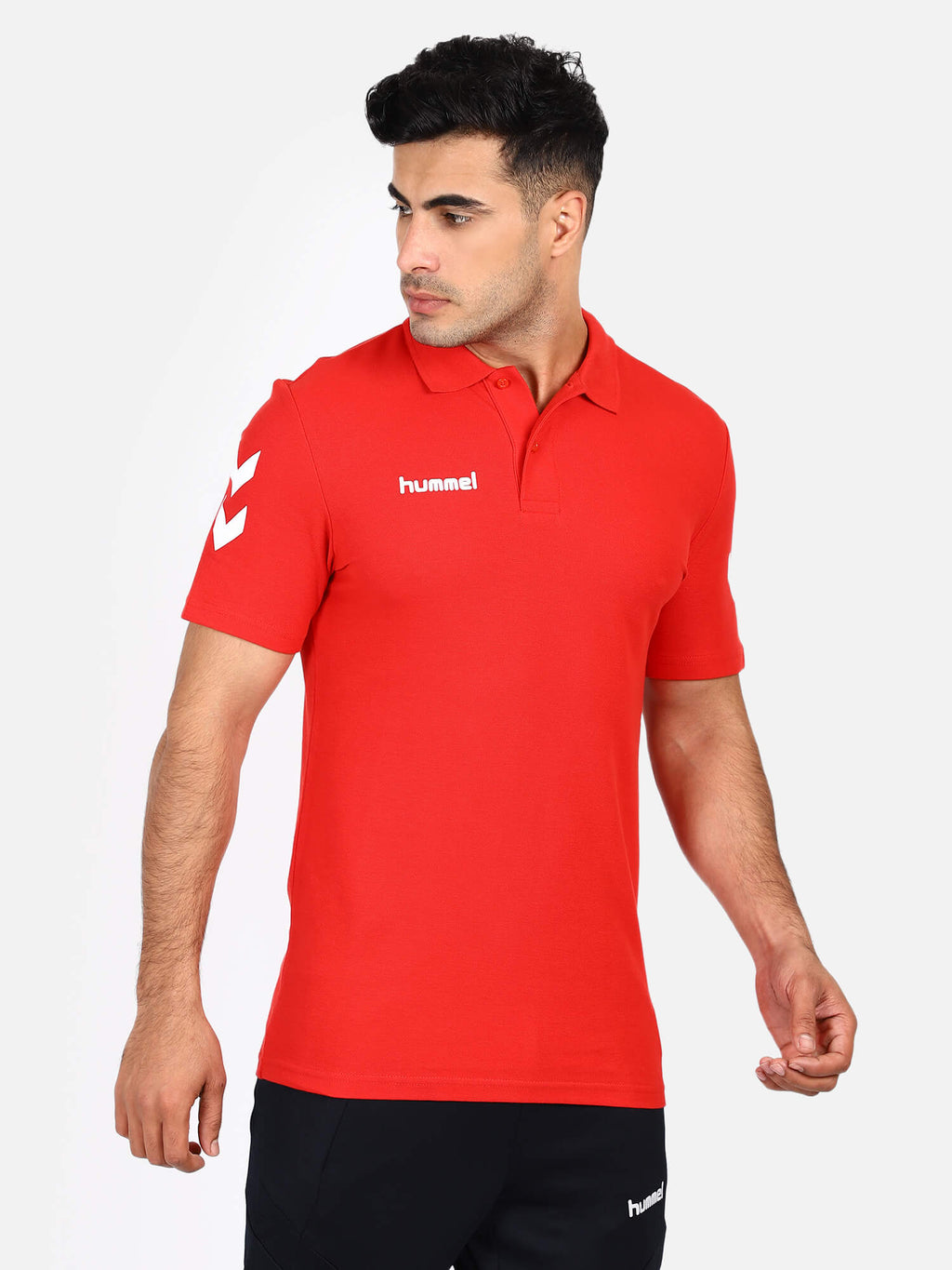 Hummel Red Regular Shirts for Men Work Wear