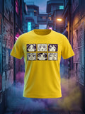 Anime Faces Yellow Tee
