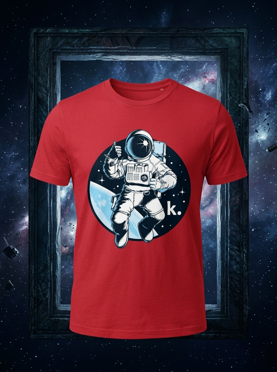 Astronaut K Red Tshirt