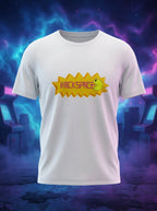 Backspace Graphic Printed White Tshirt