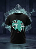 Be Rational. Get Real - Quirky Graphic T-Shirt Black Color