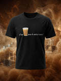 Chai Peeke Aate Hai Black Tshirt