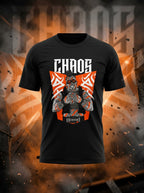 Chaos Graphic Printed Black Tshirt