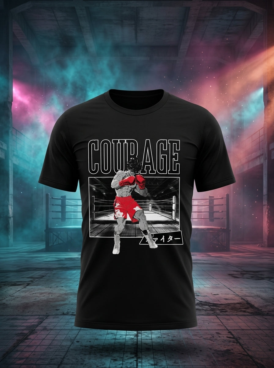 Courage Black Tee