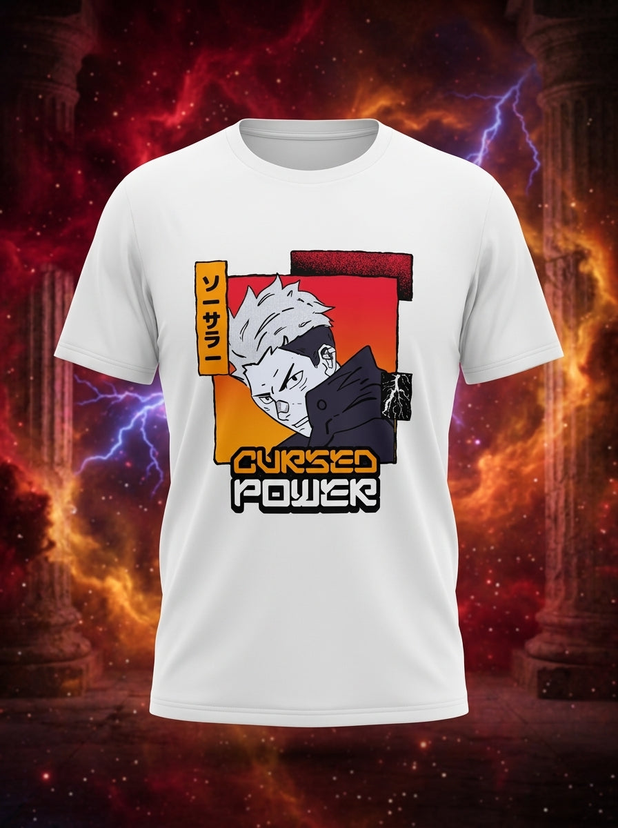 Cursed Power White Tee