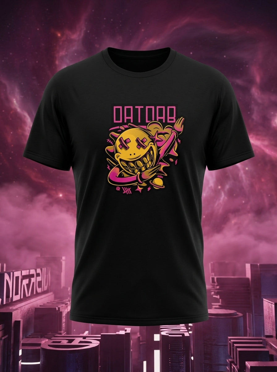 Dat Dab Graphic Printed Black Tshirt