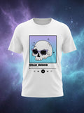 Dead Inside Graphic Printed White Tshirt