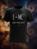 E=MC^2 - Graphic T-Shirt Black Color