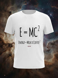 E=MC^2 - Graphic T-Shirt White Color