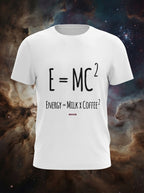 E=MC^2 - Graphic T-Shirt White Color