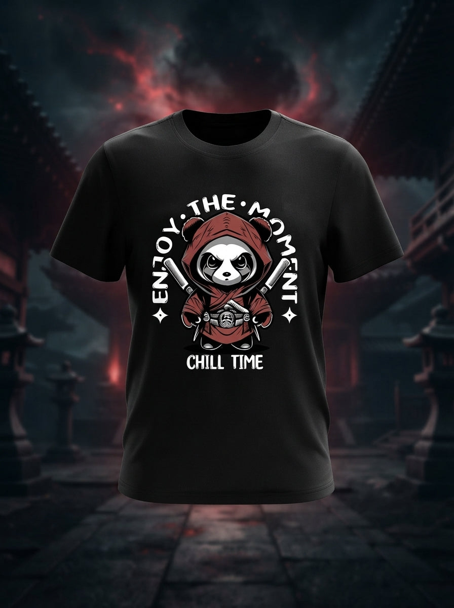 Enjoy The Moment Black Tee
