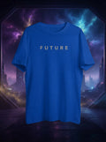 Future Reflective Print Blue Tshirt