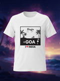 Gaga in Goa - Styched in India Graphic T-Shirt White Color