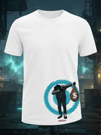 Gangster Dab - Asymmetrical Print Contemporary TShirt