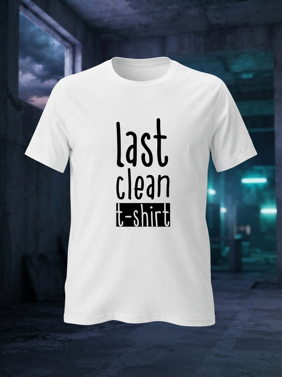 Last Clean White Tshirt