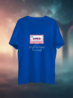 Love Song Graphic Printed Blue Tshirt