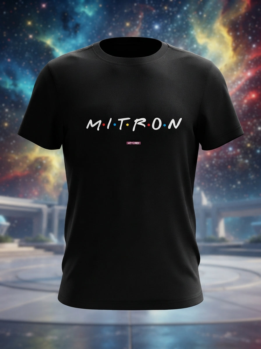 M.I.T.R.O.N - Graphic T-Shirt Black Color
