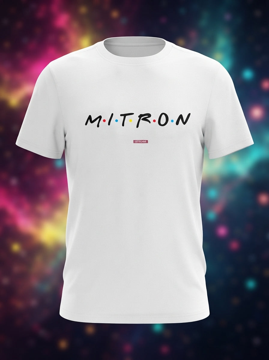 M.I.T.R.O.N - Graphic T-Shirt White Color