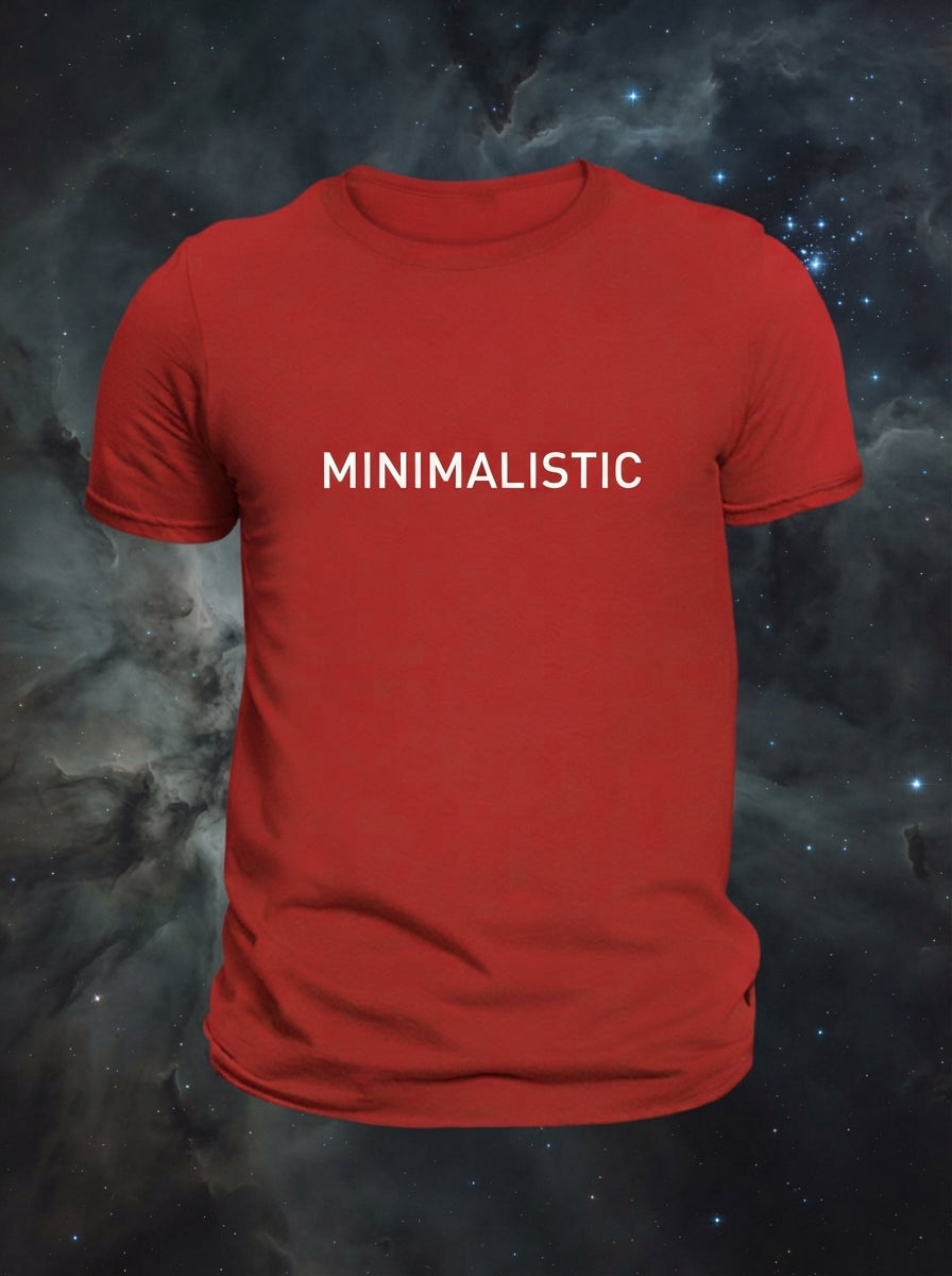 MINIMALISTIC - Red T-Shirt