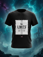 No Limits - Graphic T-Shirt Black Color