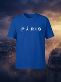 Paris Graphic Printed Blue Tshirt