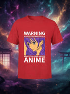Start Talking About Anime Red Tee