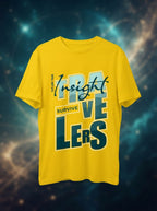Travelers Graphic Printed Yellow Tshirt